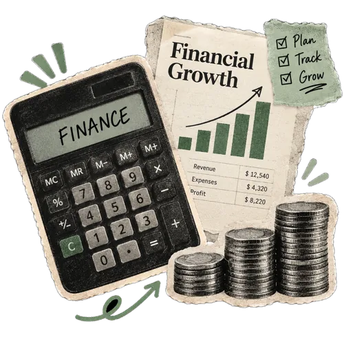 The Wiro finance page with invoices, expenses and multi-currency cashflow totals